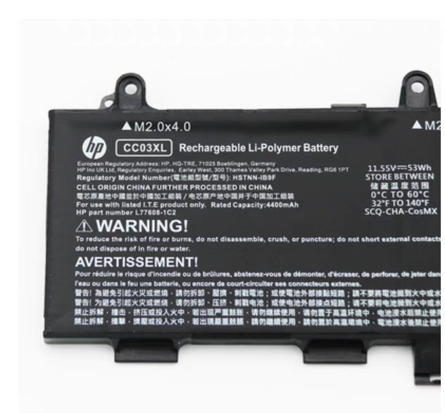 Genuine OEM CC03XL Battery HP EliteBook 830 835 840 845 G7 G8 L78555-005 53Wh