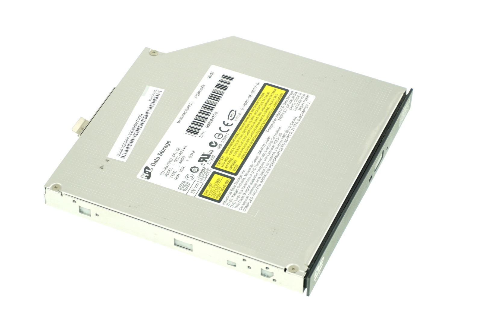 KO.0240A.005 GCC-4244N GENUINE ACER DVD DRIVE W/ BEZEL ASPIRE 3620 MS2180 (CF33)