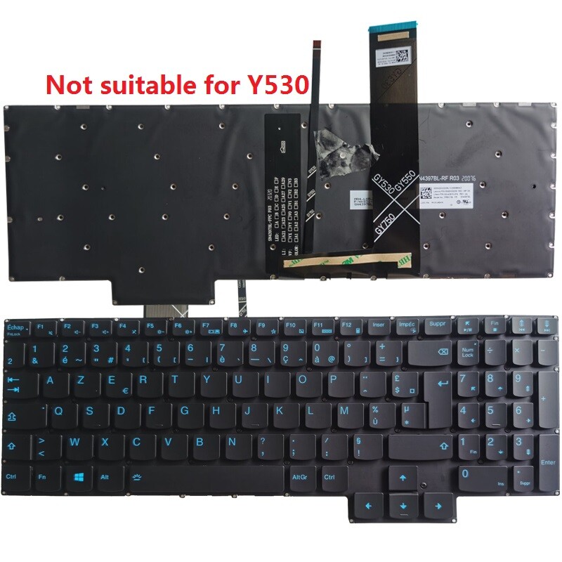 Laptop French Keyboard For Lenovo IdeaPad Gaming 3-15IMH05 15ARH05 15ACH GY530