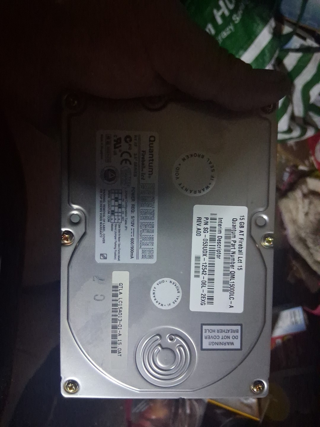 Quantum Fireball Lct15 15GB Internal 5400RPM 3.5" (QML15000LCA) IDE HDD