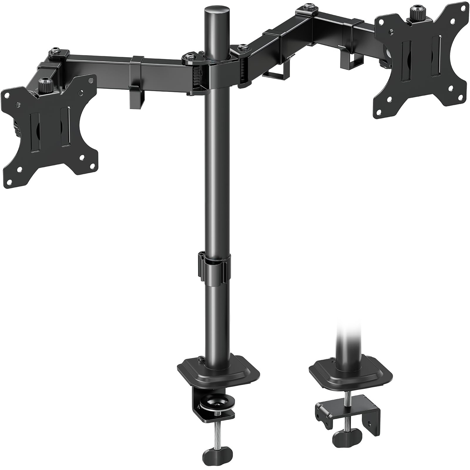 Dual Monitor Desk Mount, Max 32 Inch up to 17.6lbs, Fully Adjustable Dual Mon...