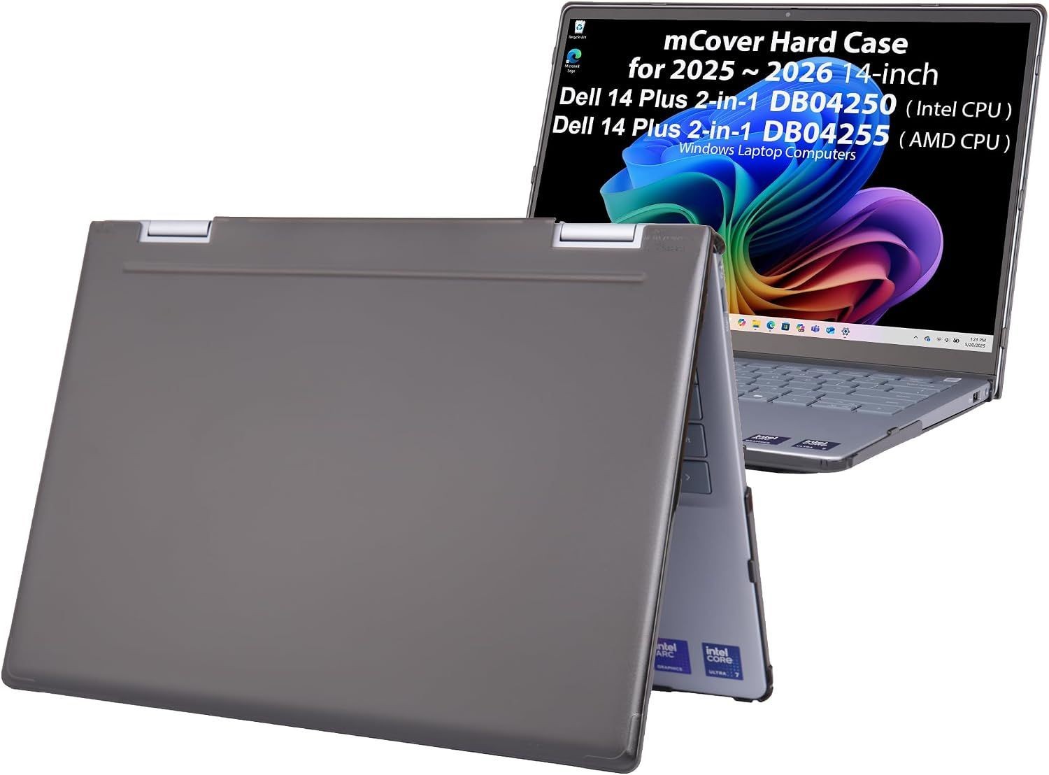 Case ONLY Compatible for 2025-2026 14" Dell 14 Plus 2-in-1 DB04250 / DB04255