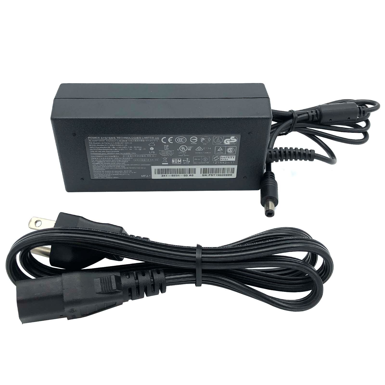 NEW Genuine Flextronics AC Power Adapter for Cisco 880 886 887 888 890 Charger