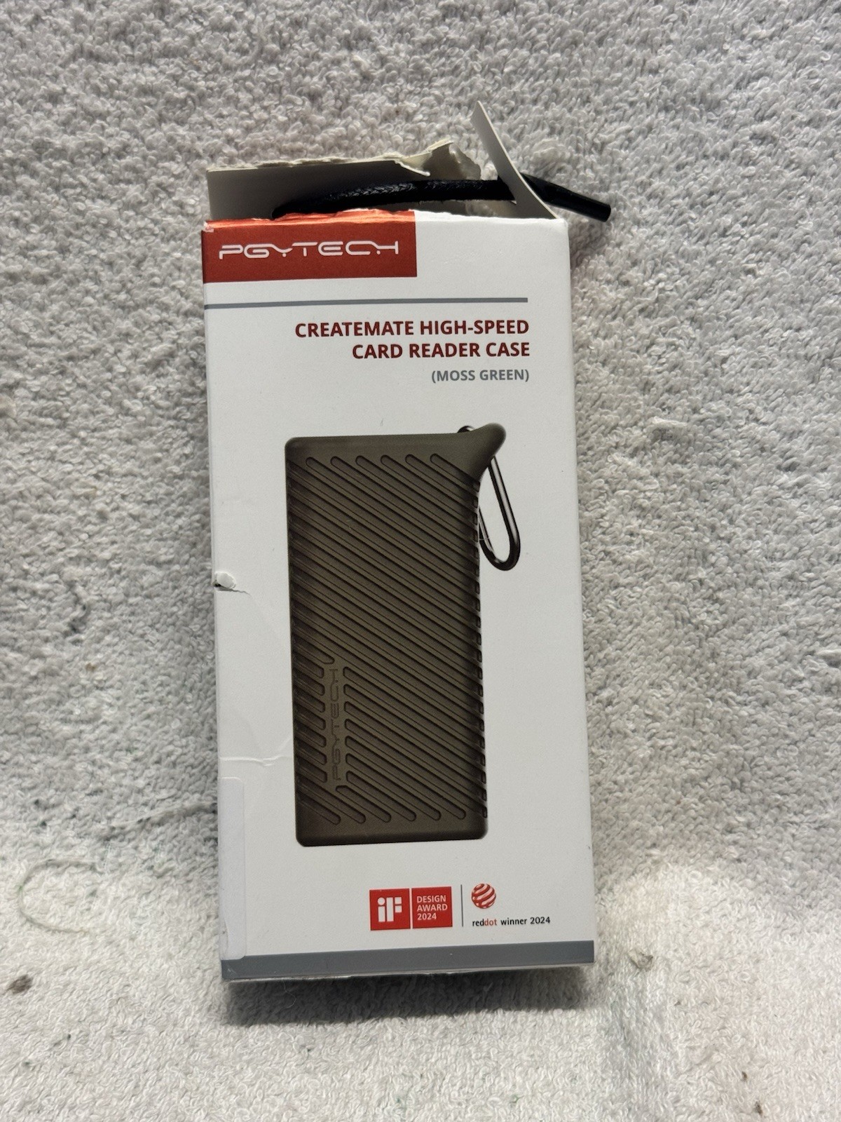 PGYTECH CreateMate High-Speed Card Reader Case (Moss Green)