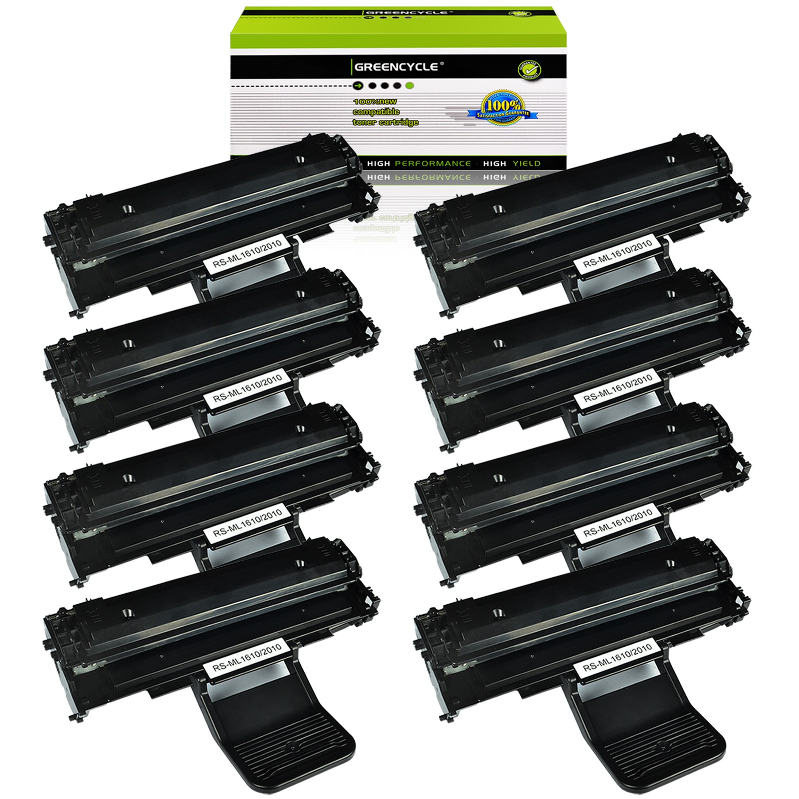 8 Pk Compatible SCX-4521D3 Toner Cartridge for Samsung SCX-4521 SCX-4321 Printer
