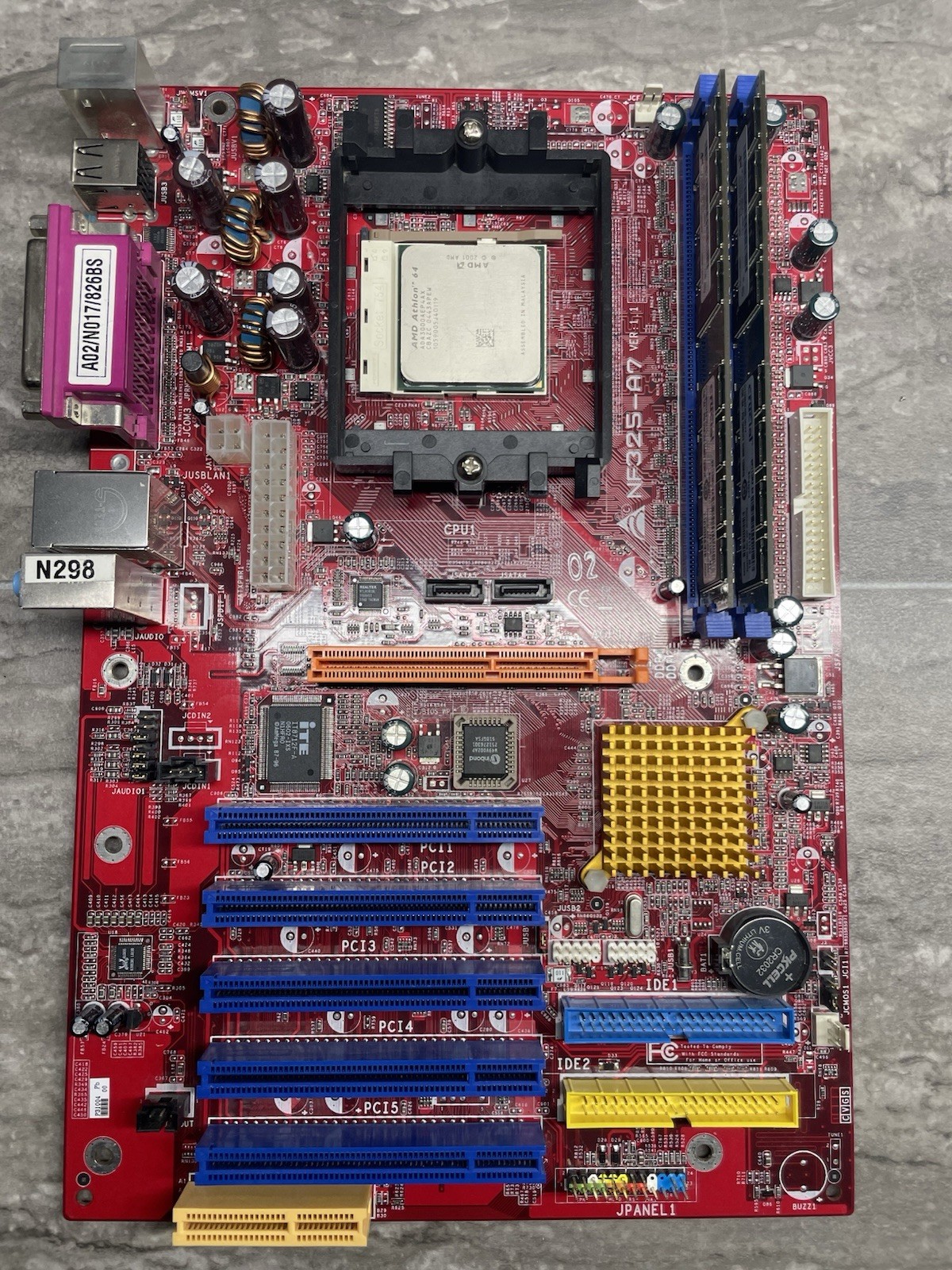 Athlon 64 3000+ Biostar NF325-A7 Socket 754 AGP Retro XP Combo 2GB DDR400 Tested