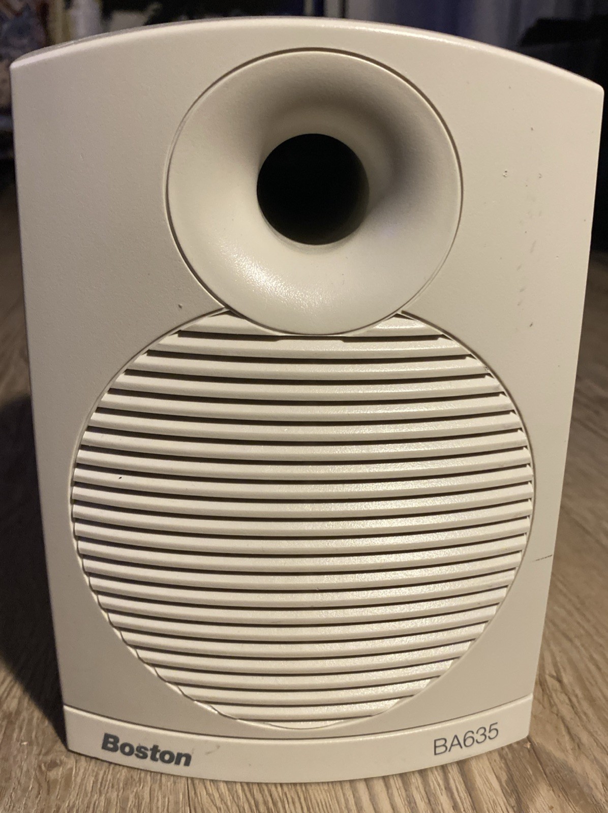 Vtg Boston Acoustics BA635 Sub Woofer ONLY Beige White Sub *NO POWER SUPPLY*