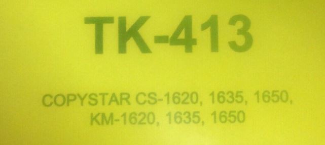  New Black Toner  for Copystar CS1620 ,1635,1650,KM-1620, Copier TK-413 TK413