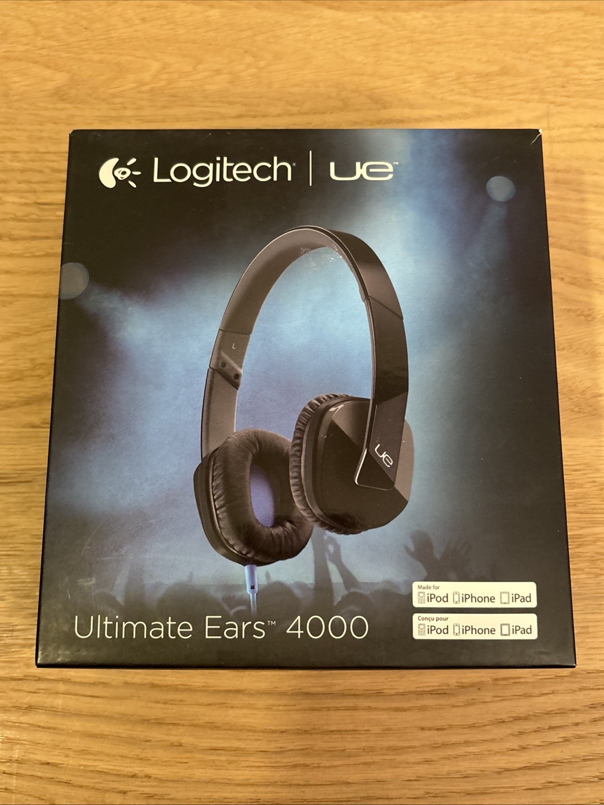 Logitech UE Ultimate Ears 4000 Wired Headphones Headset Microphone Black OpenBox
