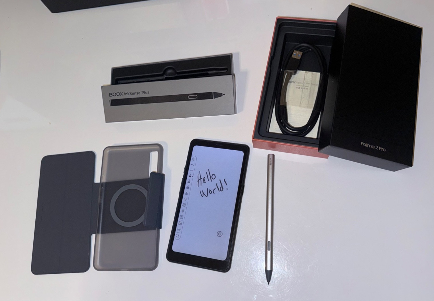 BOOX Palma 2 Pro Black 128GB + InkSense Plus Stylus Original Boxes Barely Used