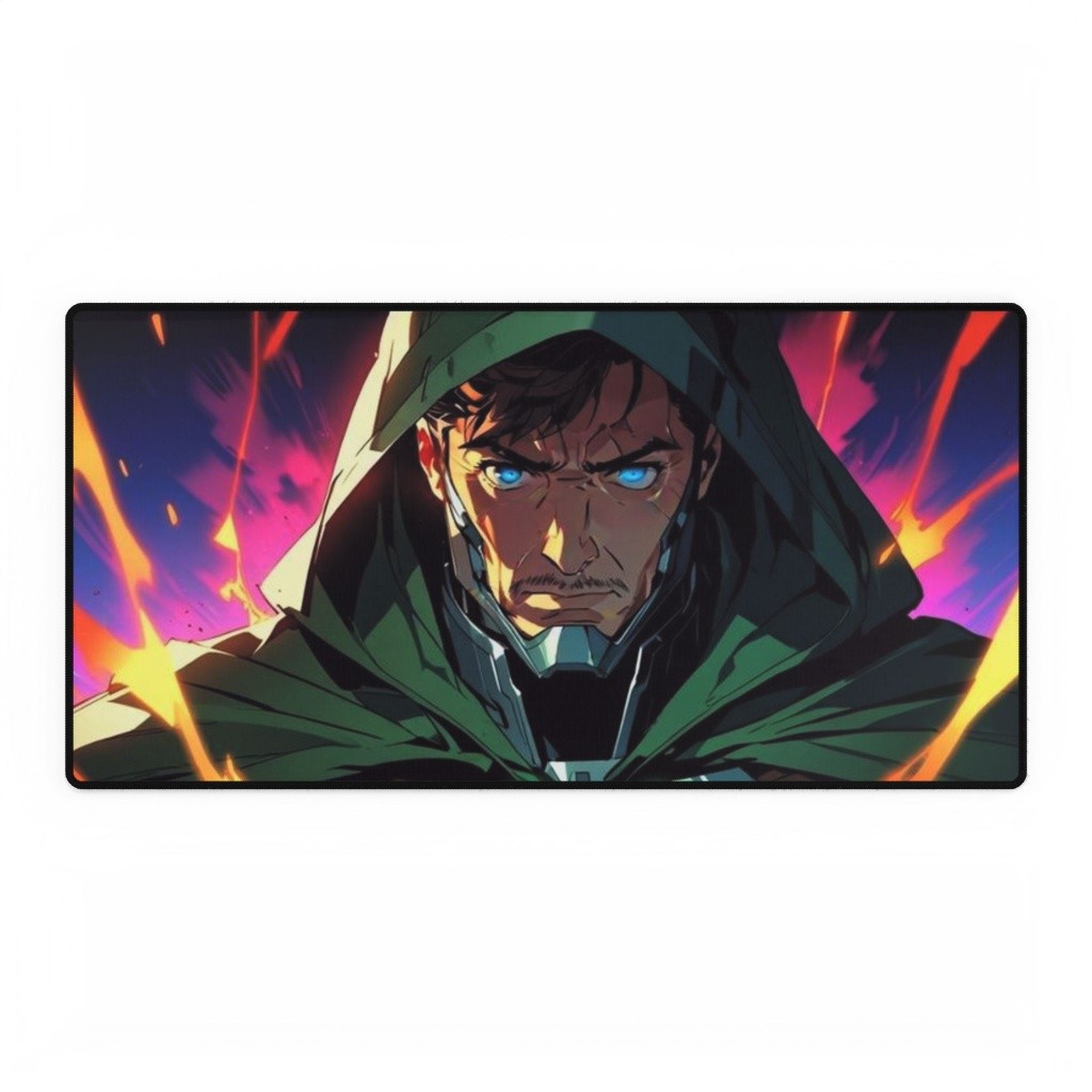 Doctor Doom Hooded Portrait Mouse Pad Desk Mats Marvel Comics