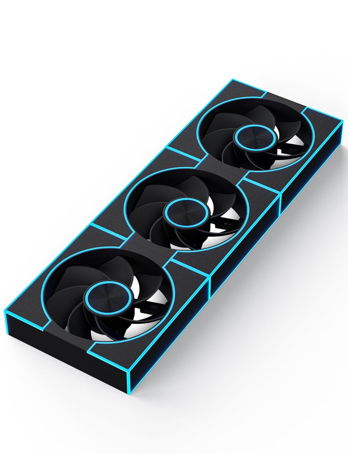 darkFlash 3-Pack 120mm PC Case Fans, PWM ARGB Sync, Addressable RGB Cooling Fans