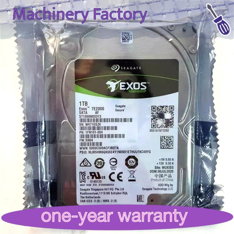 New Seagate EXOS 7E2000 1TB ST1000NX0313 SATA 7200RPM 6Gbps 2.5" HDD Hard Drive