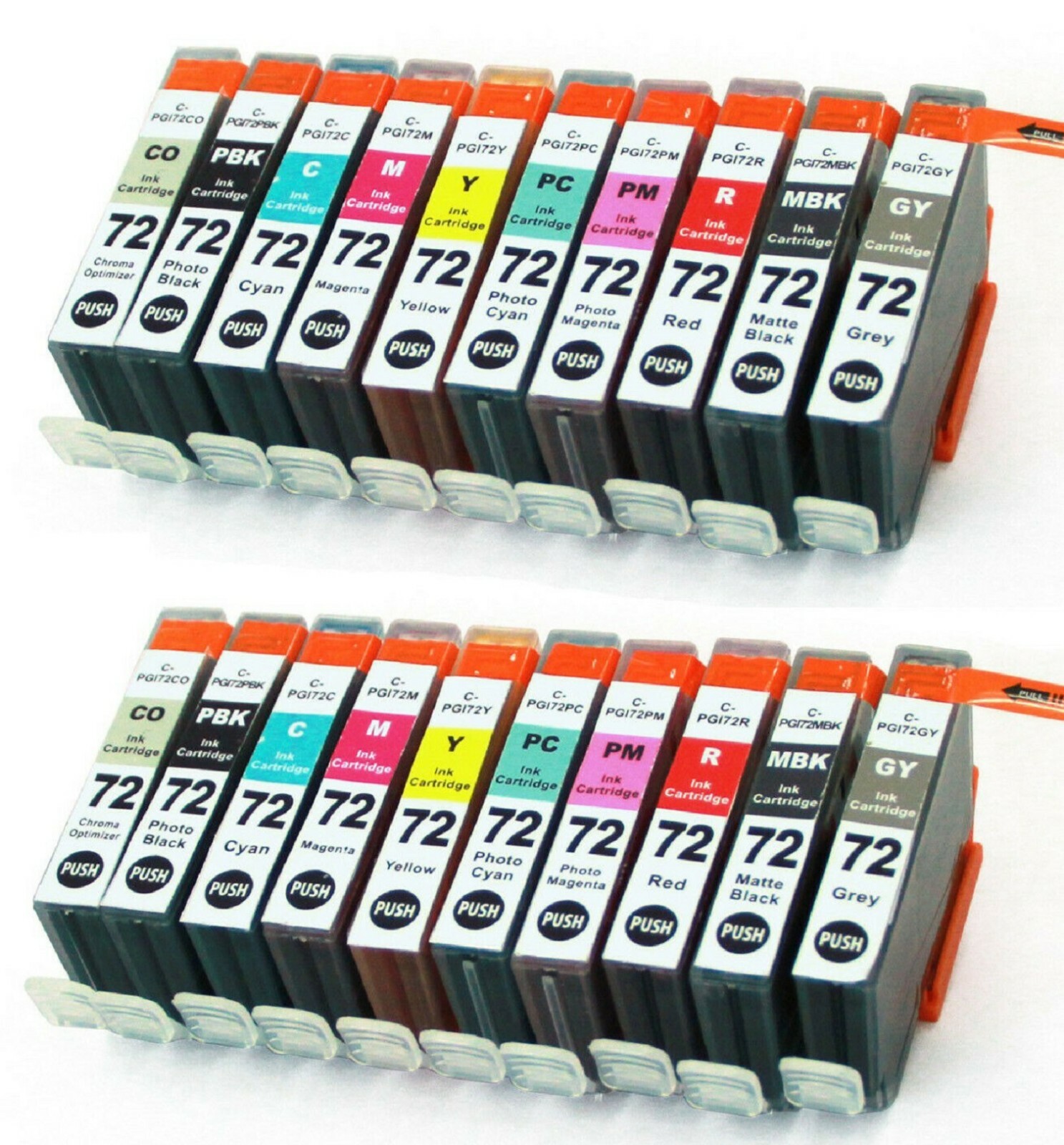 20-Pk/Pack PGI-72 Ink Cartridge for Canon PIXMA Pro-10