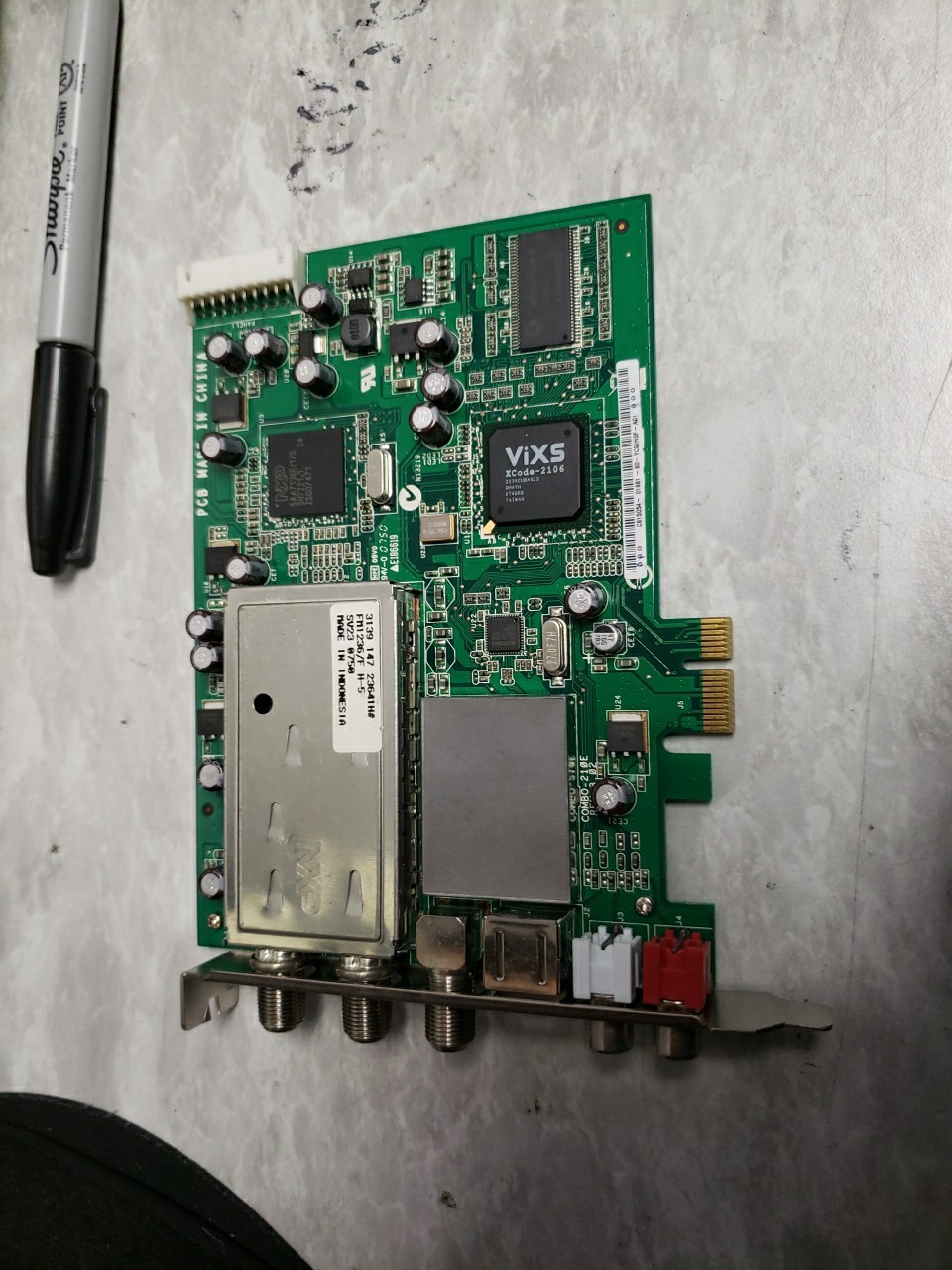 HP Pavilion 5189-1098 FM1236/F PCI-E Tuner Card 