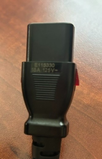 Well Shin WS-002A-4a  Locking Power Supply Cord E115330 6 Feet (2 available)