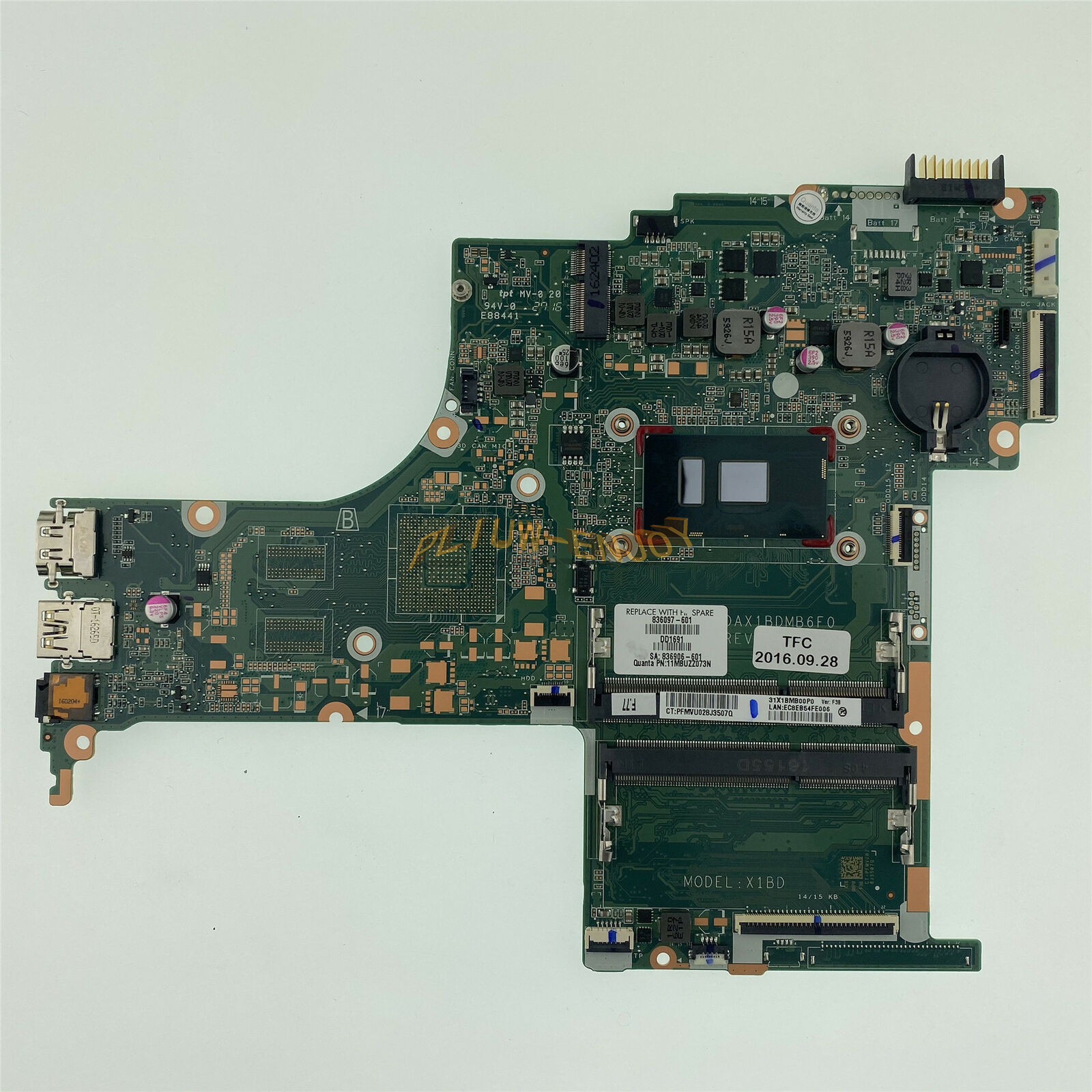 1PCS For HP 15-AN050NR 836097-601 w/ intel I5-6200U laptop