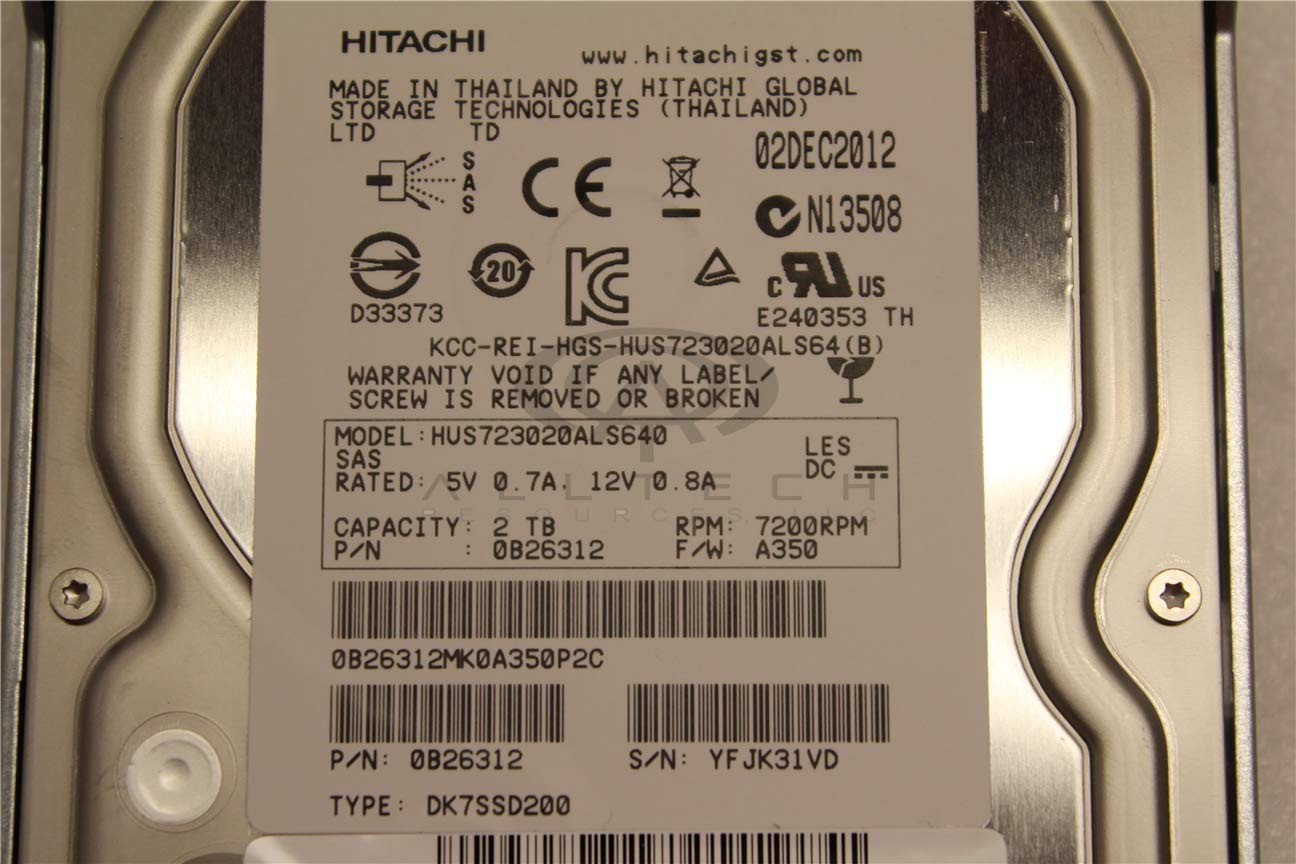 HGST Ultrastar 7K4000 HUS724020ALS640 Hard Drive Internal 0B26887