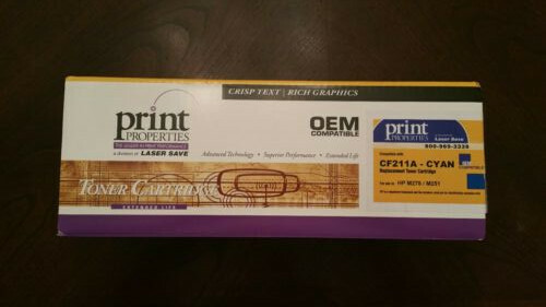 1PK CF211A Cyan Toner Cartridge For HP 131A LaserJet Pro 200 Color M251, M276