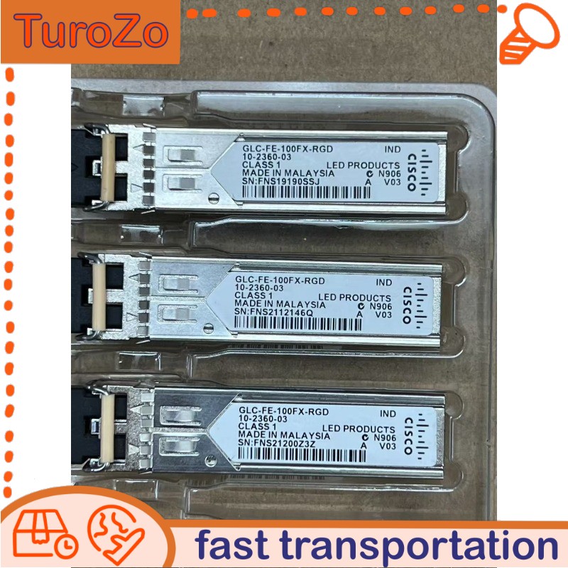 Cisco GLC-FE-100FX-RGD 100Base-FX Multi ModeRugged SFP fast shipping