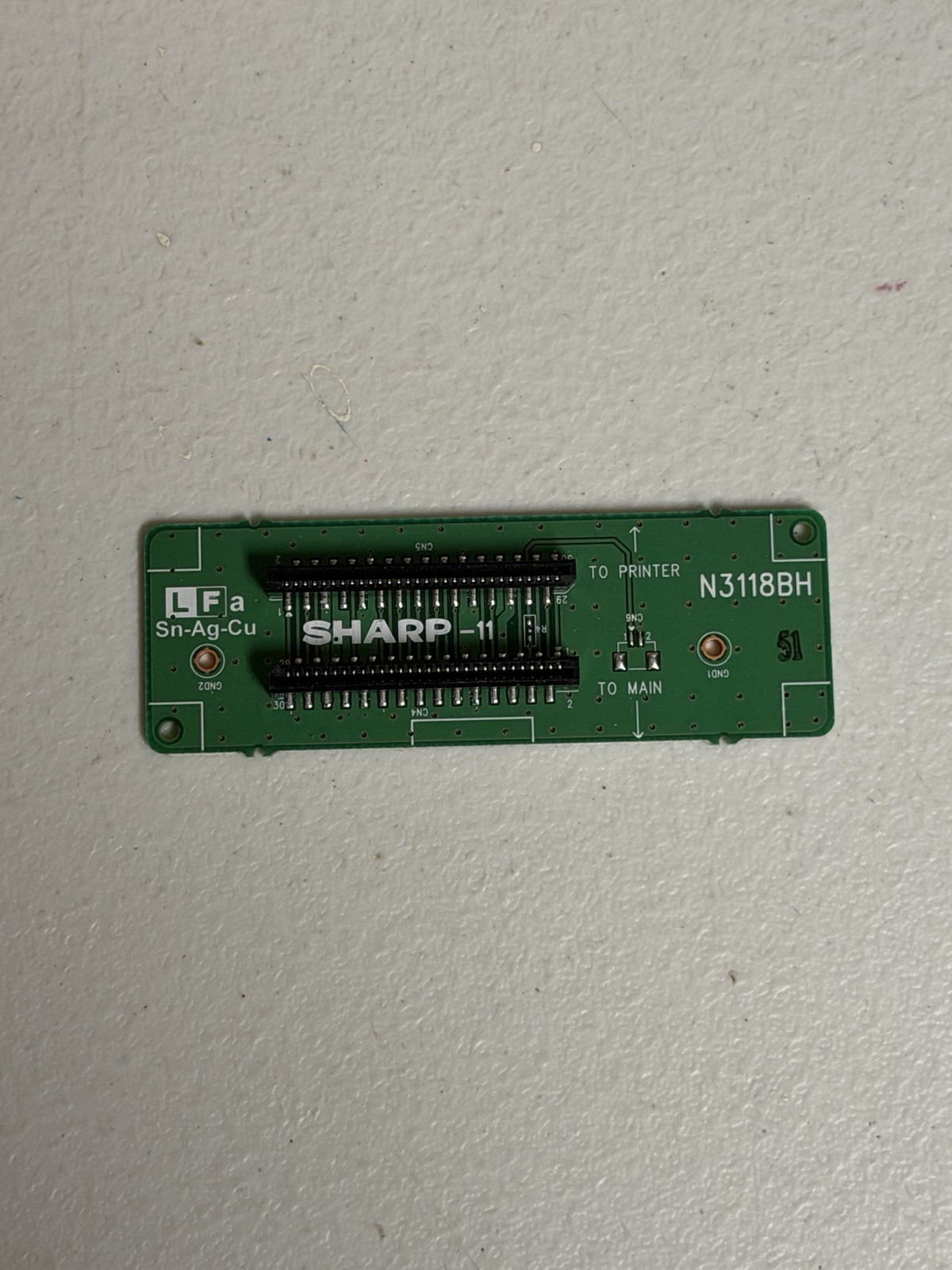 Sharp XE-A407 Printer Communication Board 