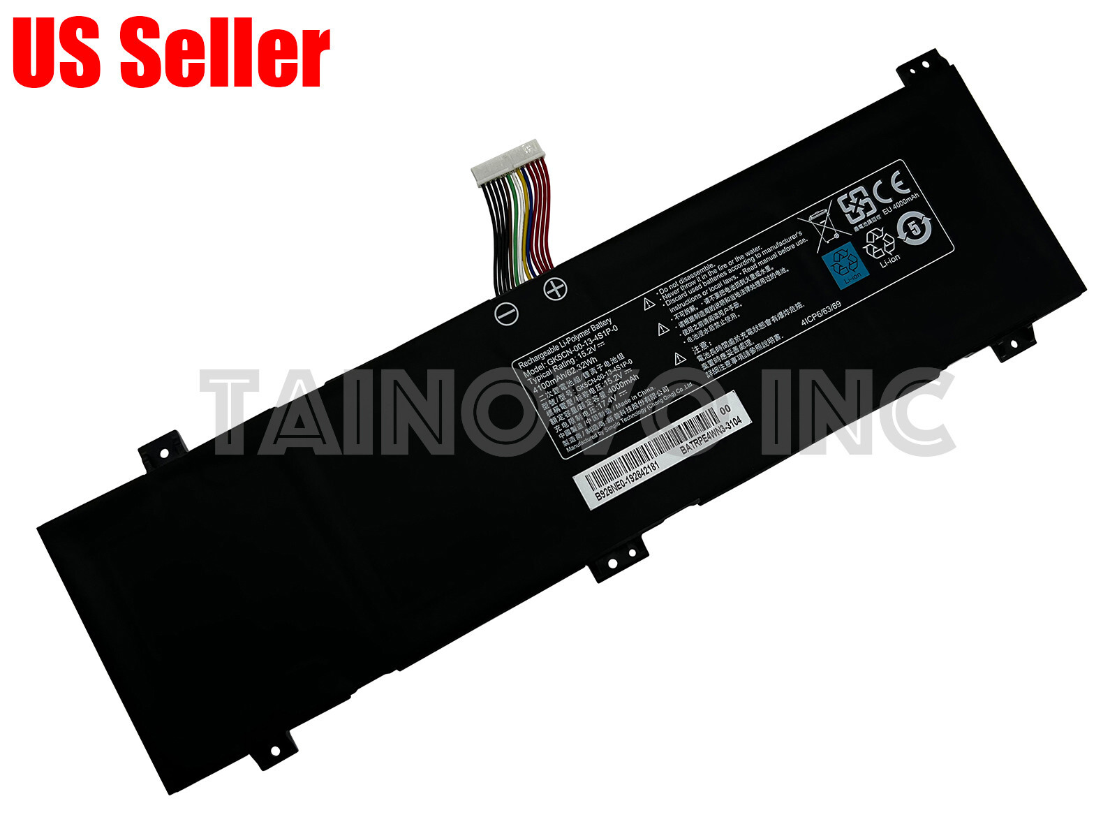 New GK5CN-00-13-4S1P-0 Battery for Medion Erazer X6805 Getac GK5CN4Z GK5CN5Z