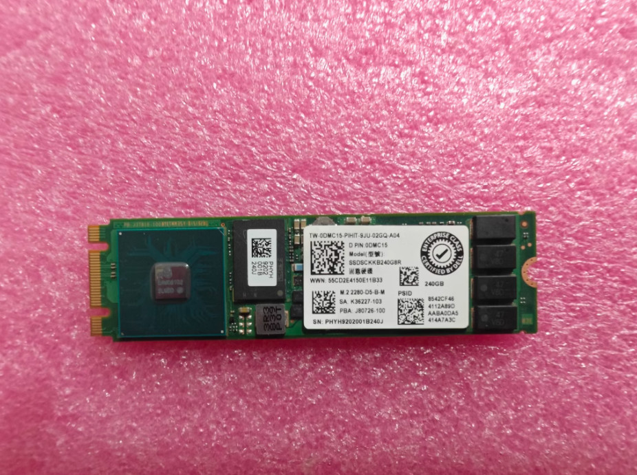 Used Dell boss card Hard drive 240G m.2 sata protocol DMC15 CM88M 0DMC15 0CM88M
