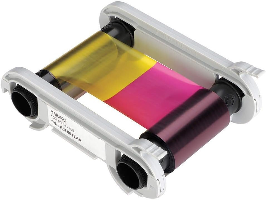 R6F003AAA 6 Panel Color Ribbon, Ymcko-K, 200 Prints/Roll