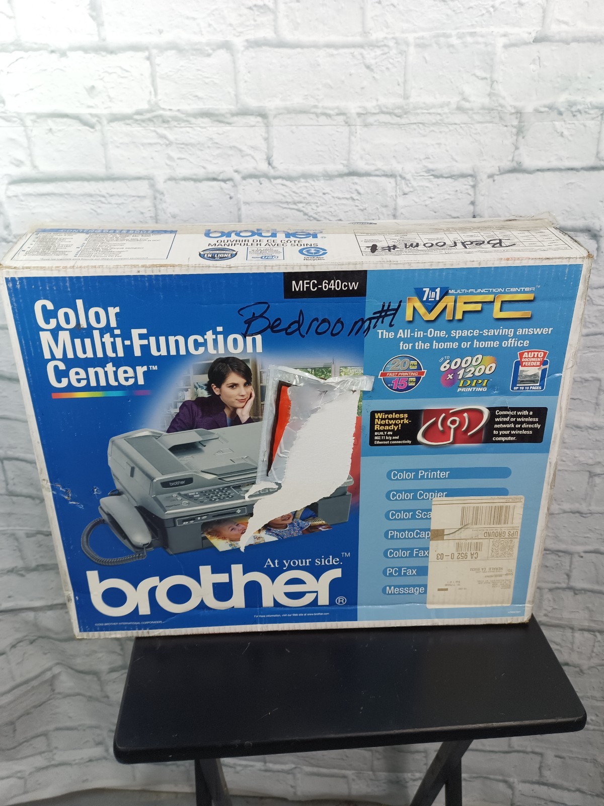 BROTHER COLOR MULTI FUNCTION CENTER MFC-640CW ALL IN 1 PRINTER NEW / OPEN BOX