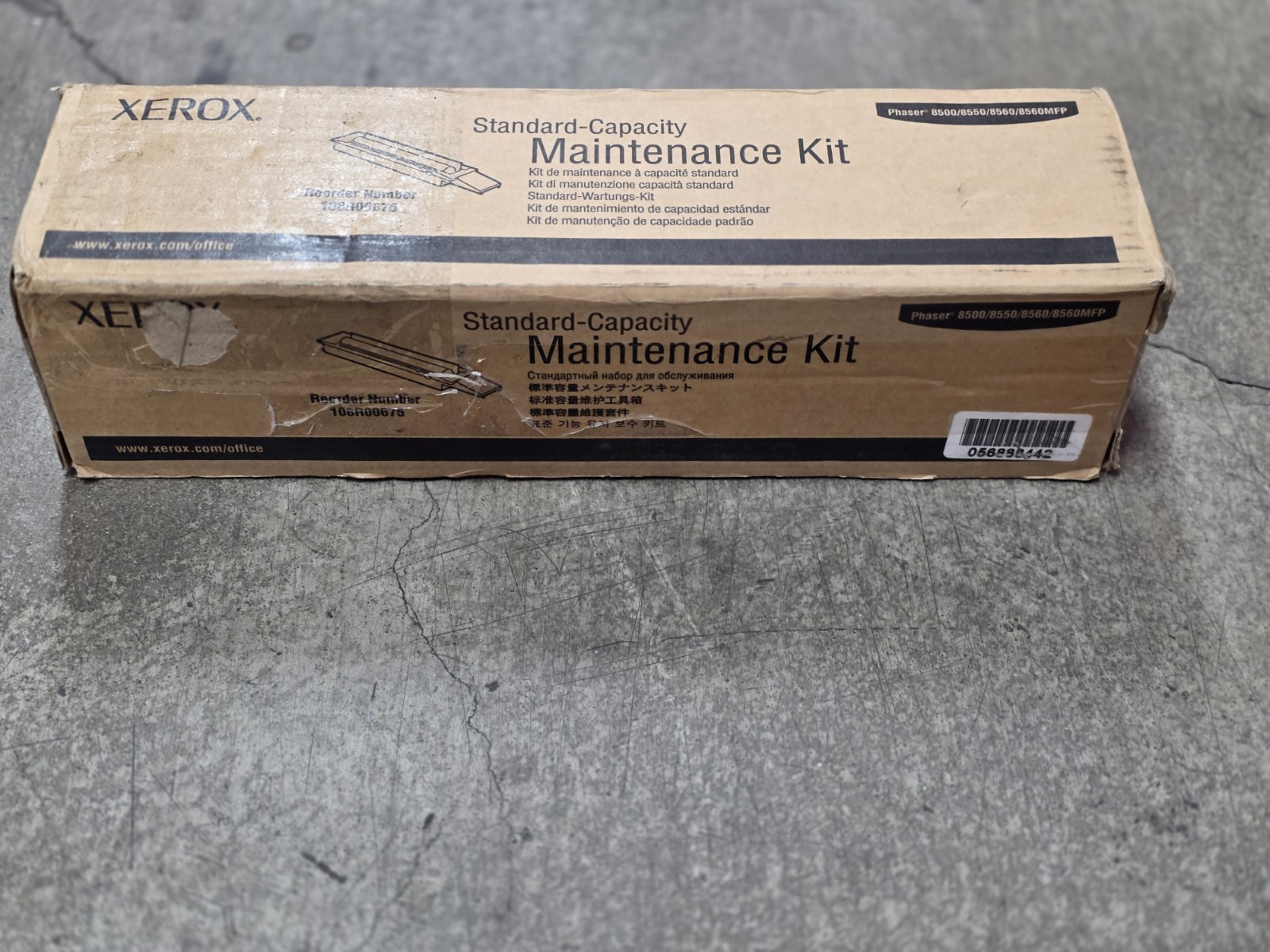 Xerox 108R00675 Maintenance Kit Phaser 8500 8550 8560 - New Open Box Distressed