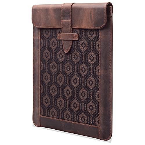 LONDO GENUINE LEATHER SLEEVE BAG – STYLISH & DURABLE FOR TABLETS - CINNAMON