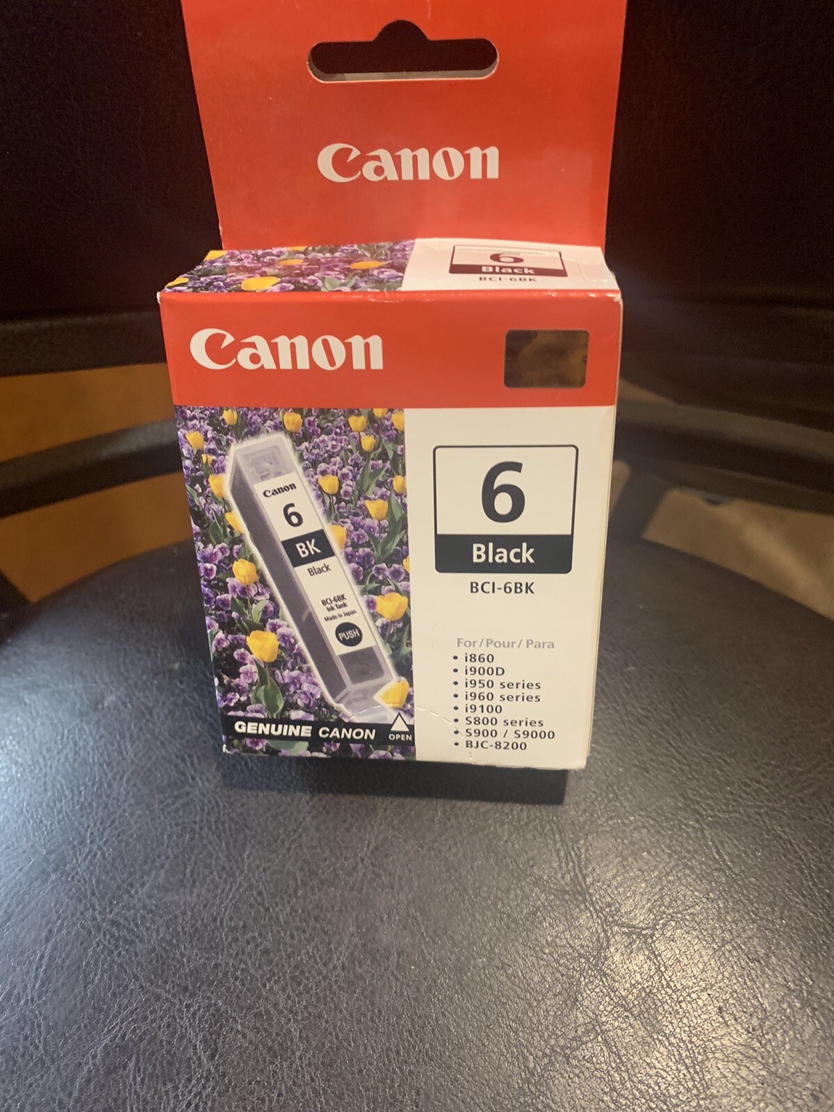 Canon BCI-6BK Black Ink Cartridge 4705A003 Genuine Canon SEALED Canon Ink