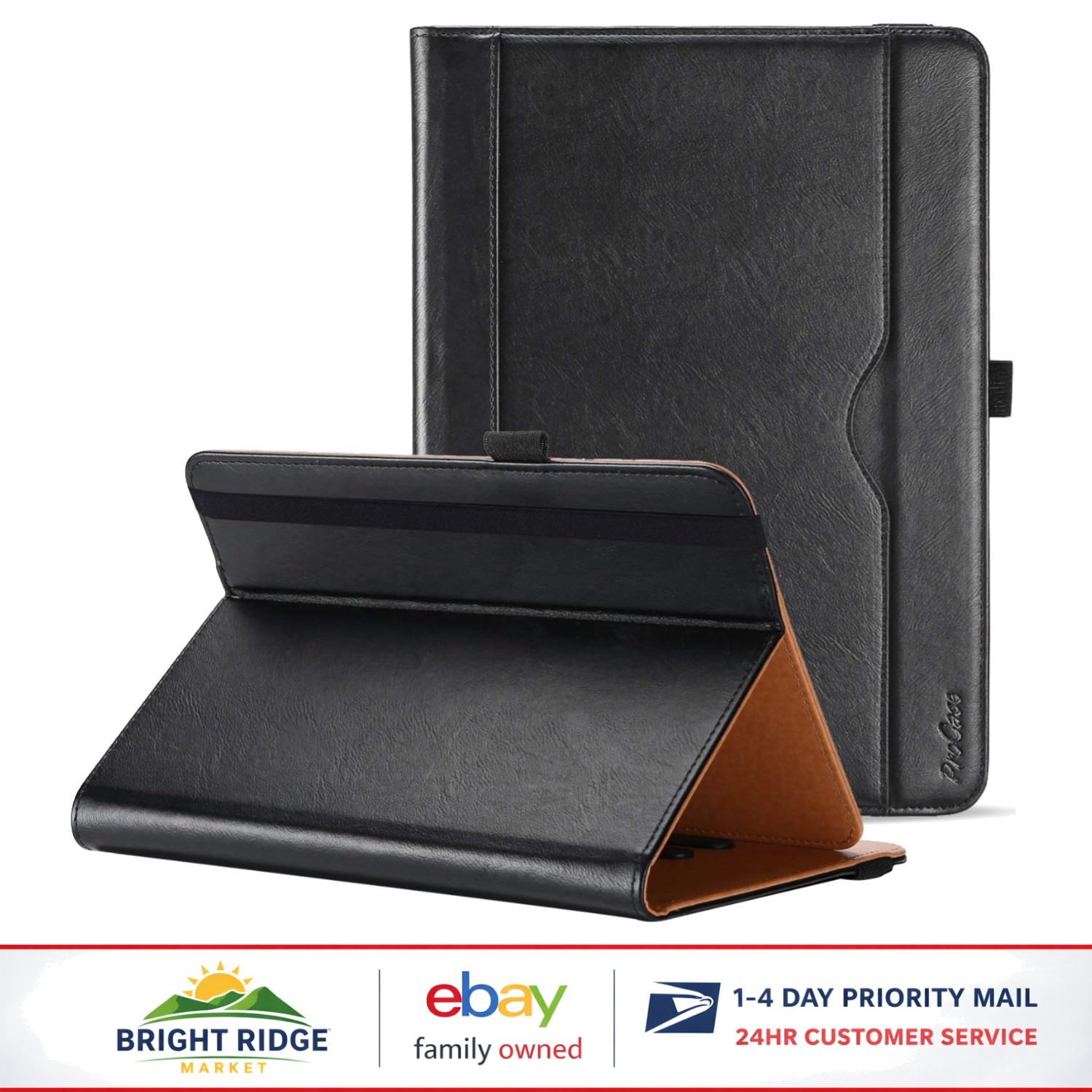 Universal Tablet Sleeve for 9-10.1 Inch with Elastic Holder and Horizontal Stand