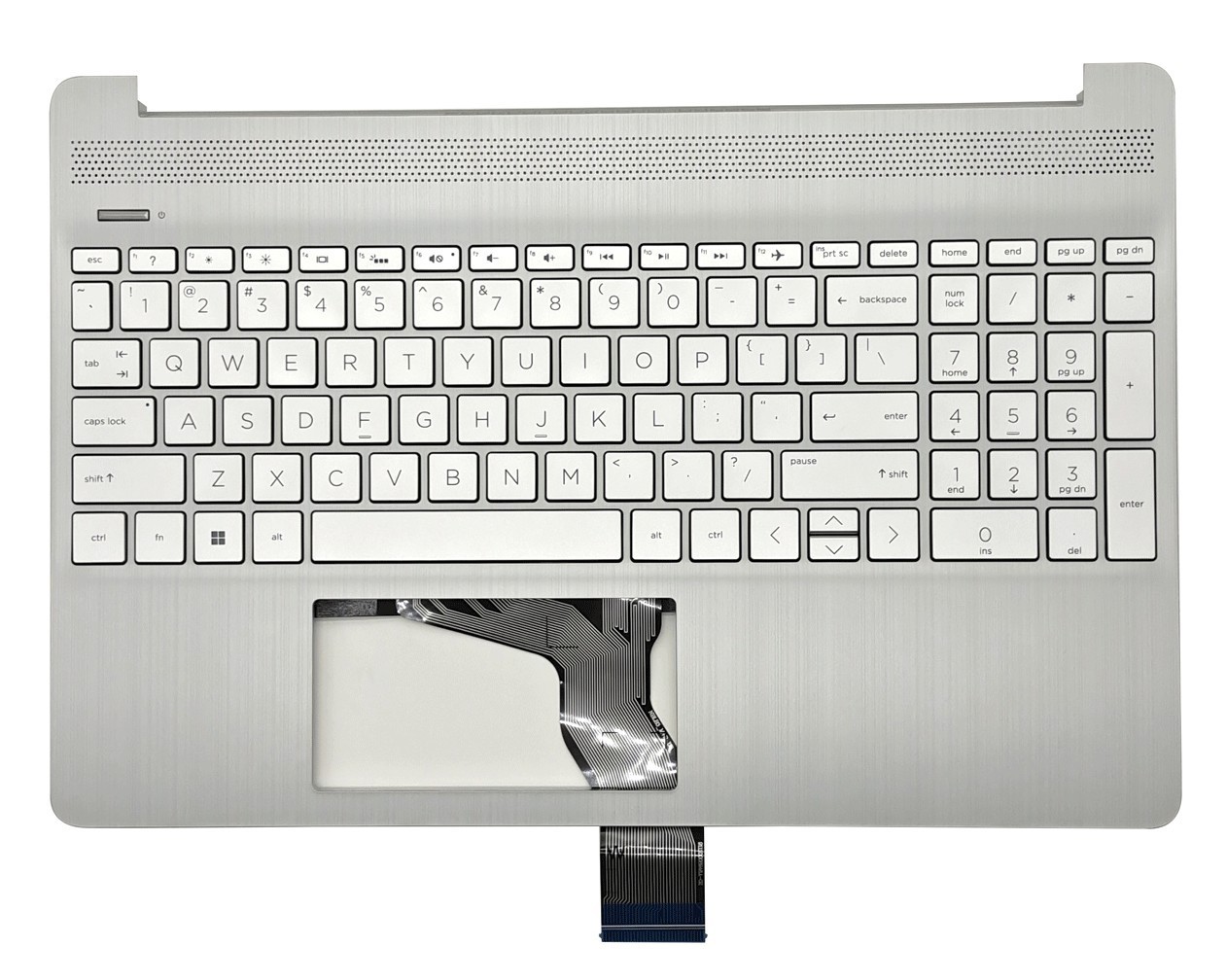 M17185-001 New For HP 15-DY 15T-DY 15-EF Palmrest Backlit Keyboard Silver WO/FPR