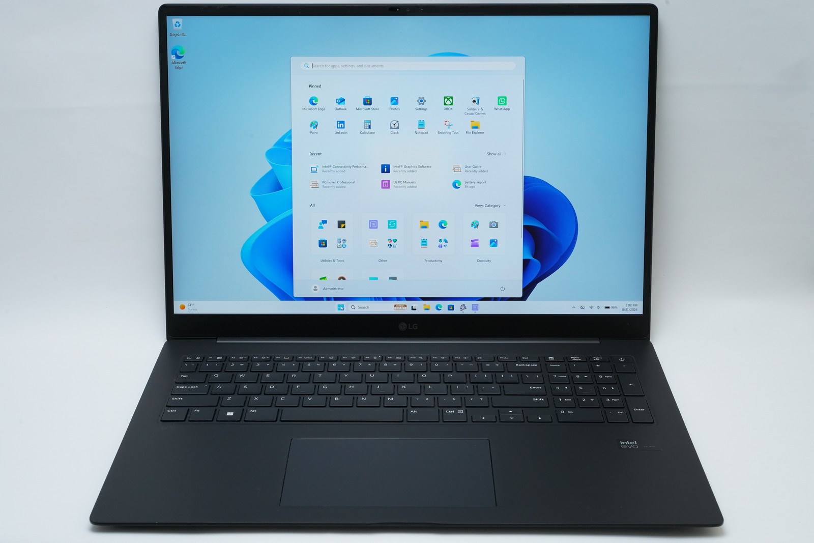 LG gram Pro 17" Laptop Ultra 7 155H 32GB 2TB SSD 144Hz QHD+