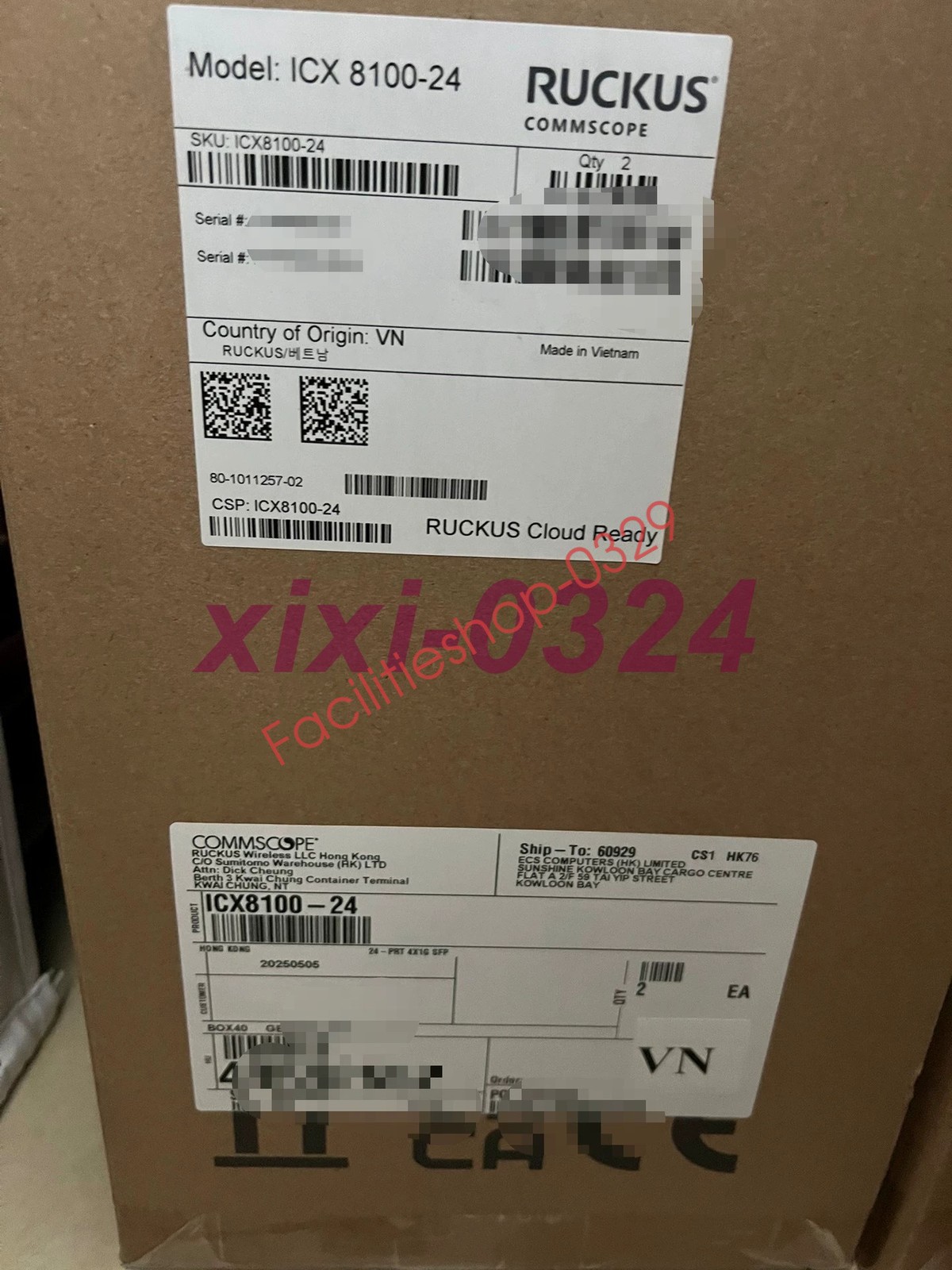 1PCS NEW Ruckus ICX8100-24 switch  DHL/FedEx