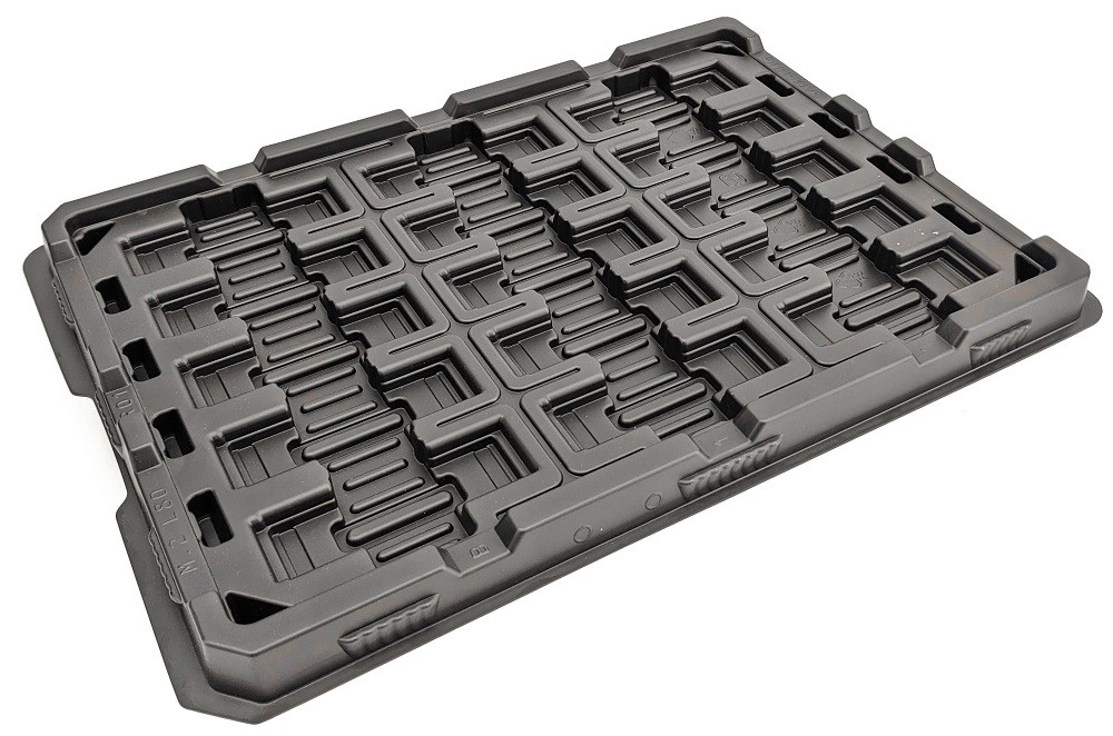 10x ESD Tray 15 M.2 NVMe SSD Transport Storage Holder Stacking Tray Shipping Box