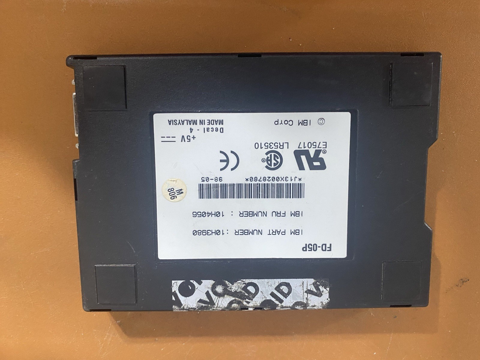 IBM ThinkPad External Floppy Disc Drive FD-05P 10H3980 10H4056 NO Cable