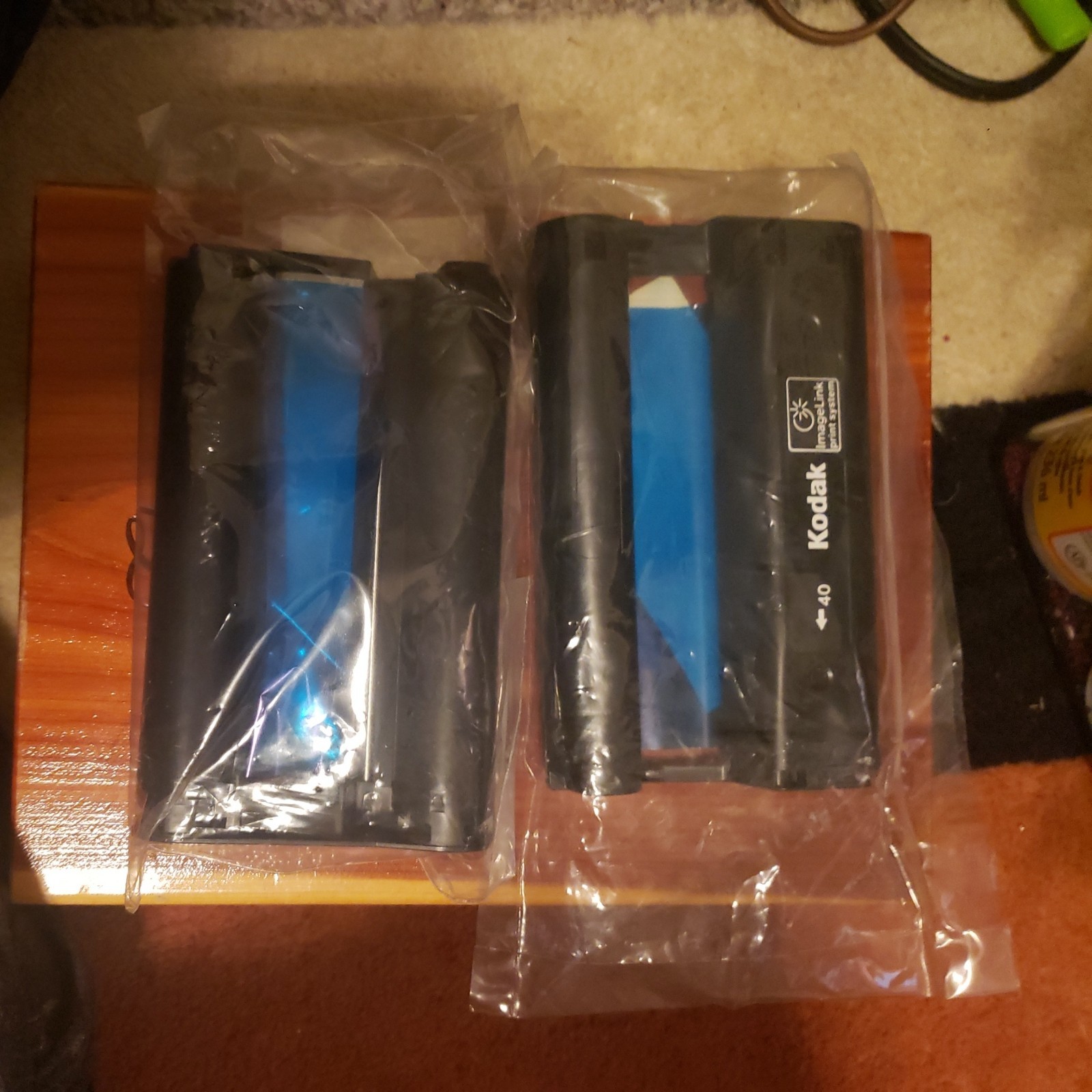 2 KODAK IMAGELINK 40 PRINT SYSTEM CARTRIDGES TONER CYAN NEW