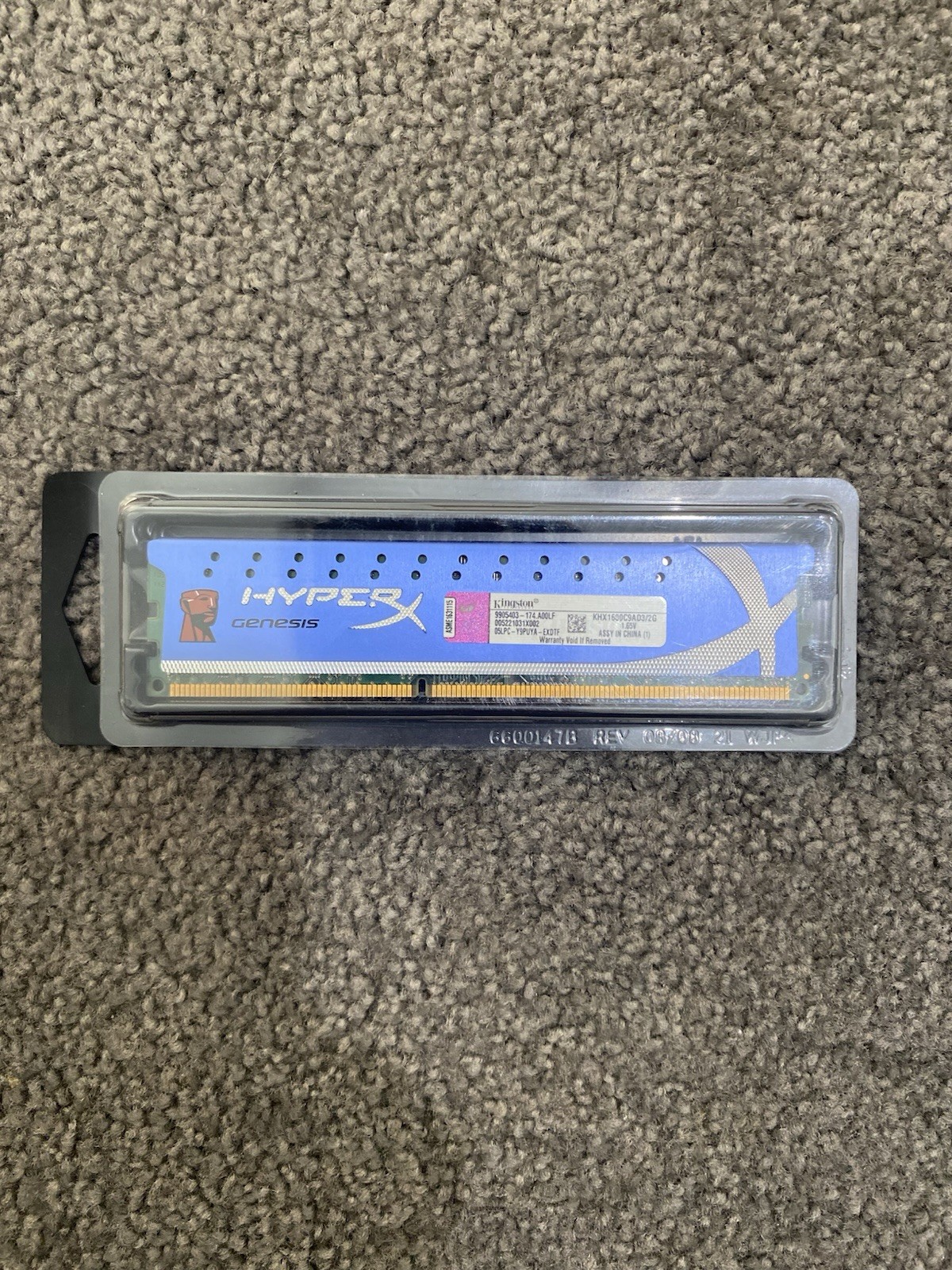 Hyper X Genesis 2GB KHX 1600C9AD3/2AG