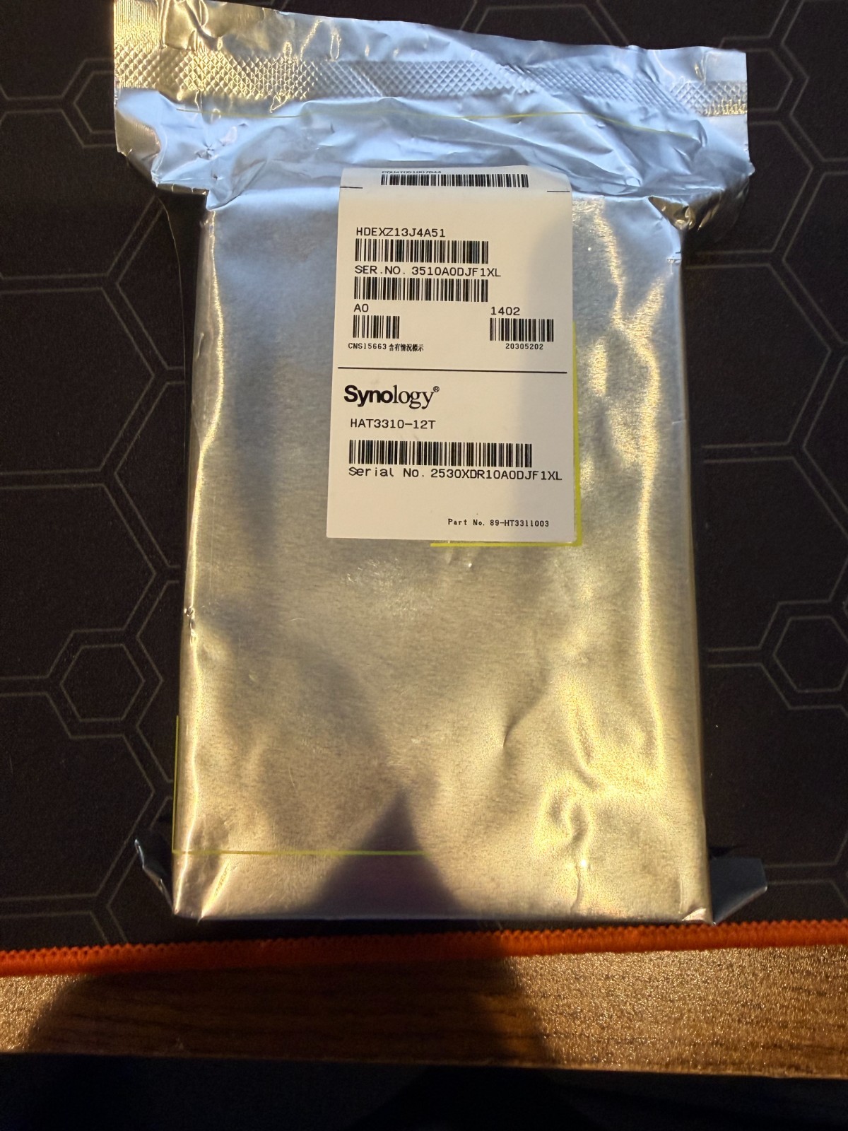 Synology HAT3310-12T 12TB Plus Series 3.5" SATA NAS HDD 7200RPM NEW SEALED