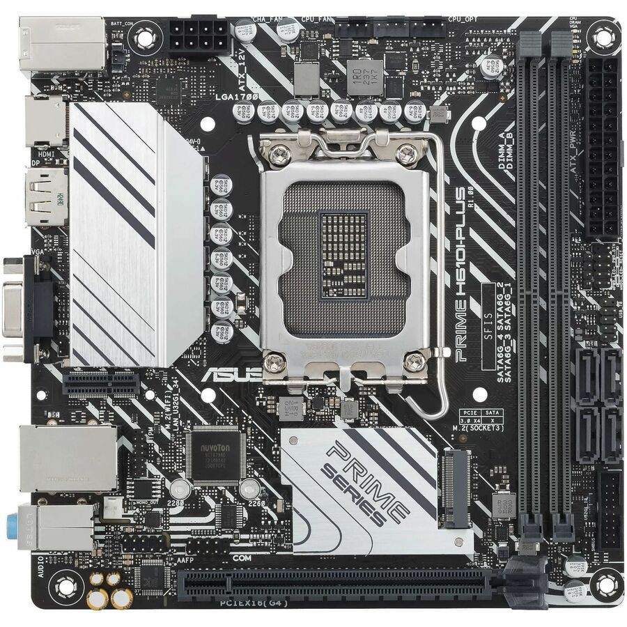 Asus Prime H610I-PLUS-CSM DDR5 LGA-1700 mITX Desktop Motherboard