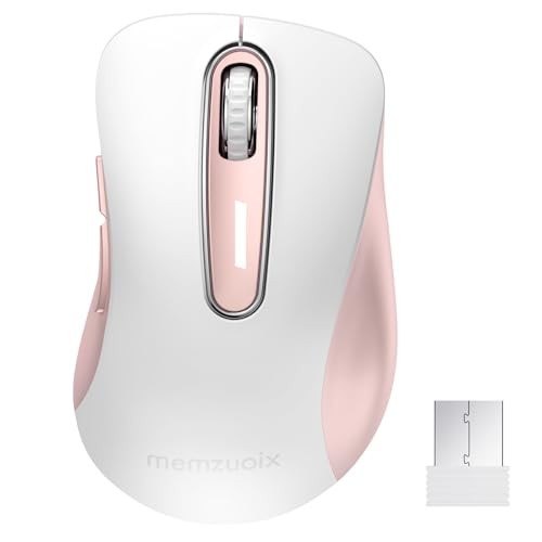 memzuoix Wireless Mouse 2.4GHz Ergonomic Design Long-Term Use Fatigue-Free