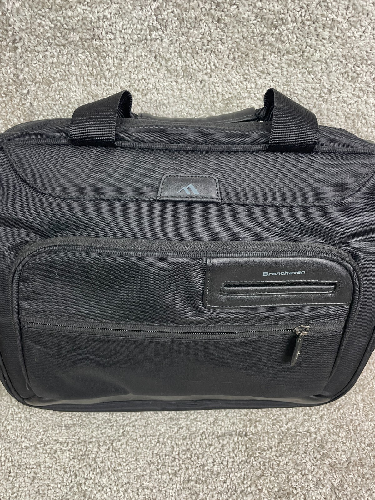 Brenthaven Elliot Business Essential Deluxe Brief Case Travel Bag Black 17"x14"