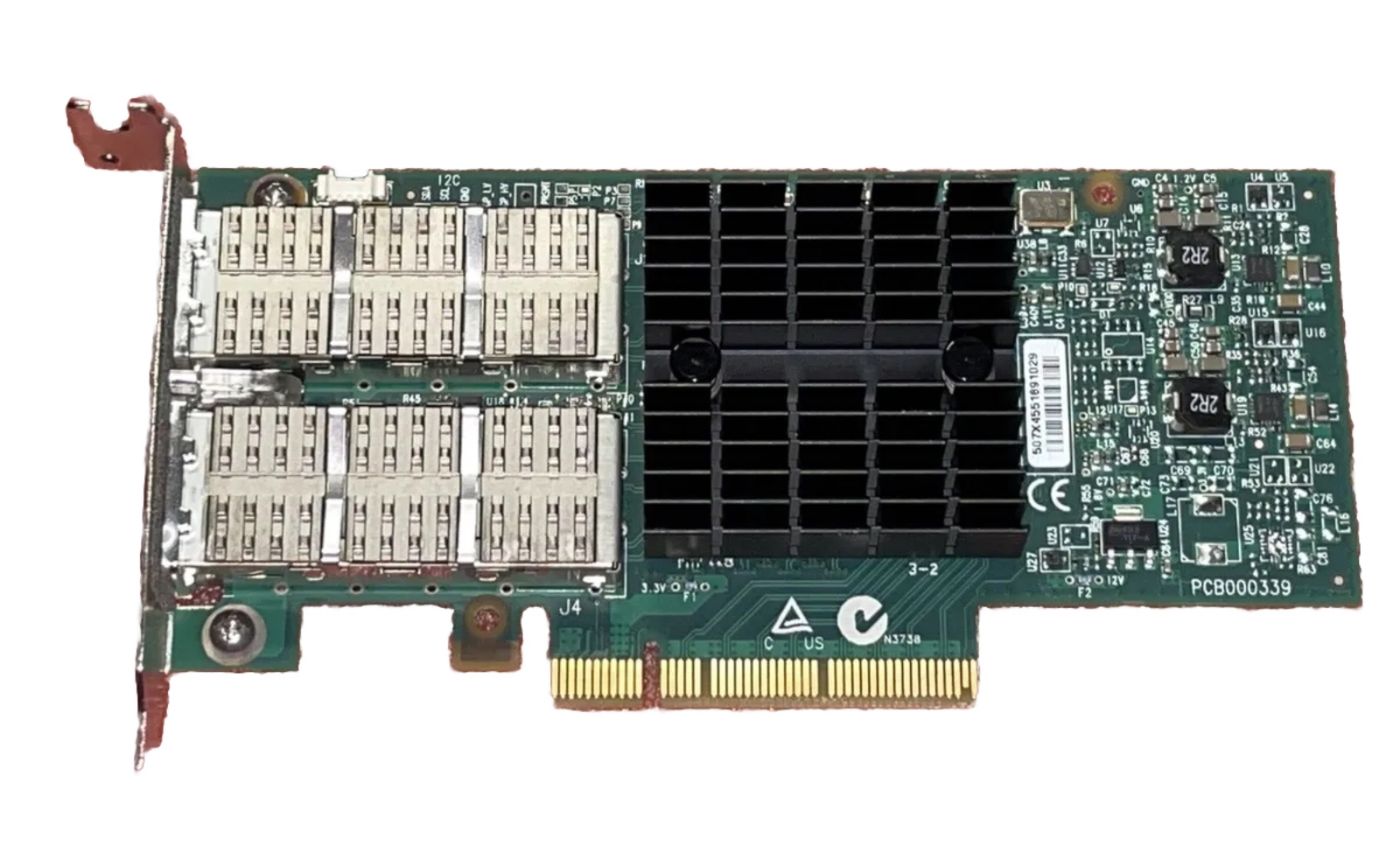 Dell 0R3F0N R3F0N CX324A Dual Port ConnectX-3 40GbE PCIe Adapter Low Profile