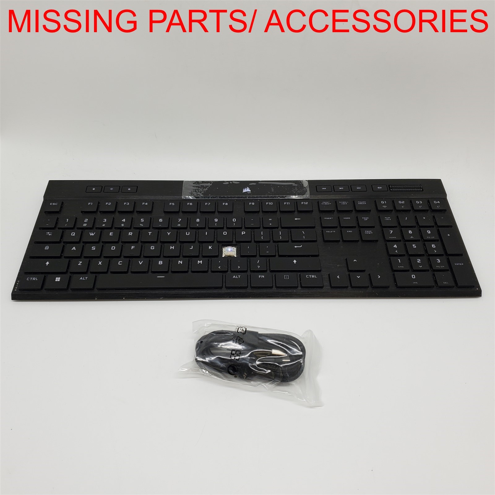 Corsair K100 AIR Wireless RGB Mechanical Gaming Keyboard - Black *READ*