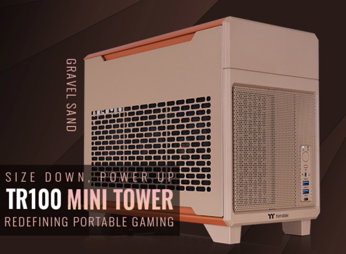 Thermaltake TR100 SFF Chassis; mITX Support; 18.9 Liters; PCIe 4.0 Riser