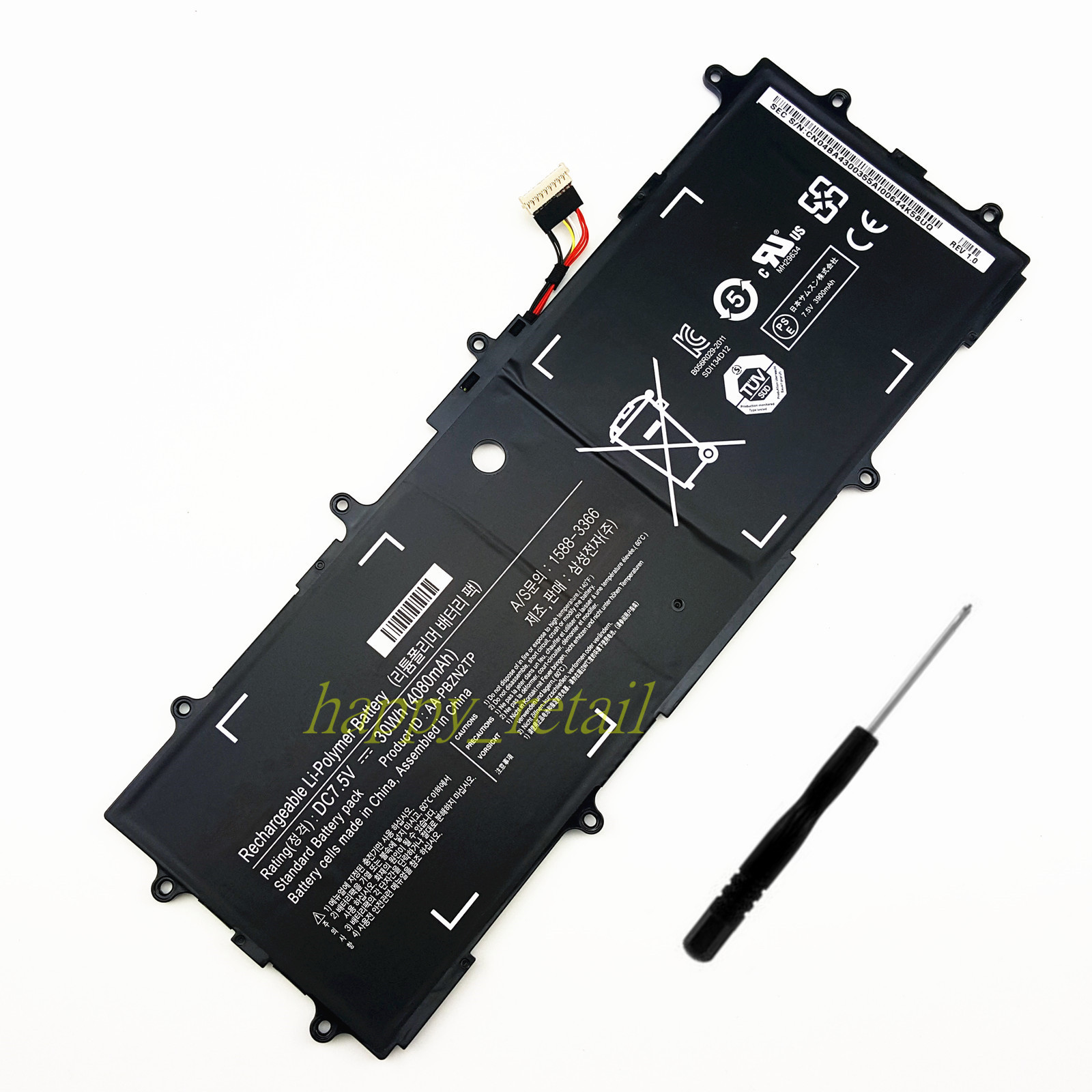 Battery AA-PBZN2TP For Samsung NP905S3G NP915S3G NP910S3G K01 K02 K04 K06 K08 CN