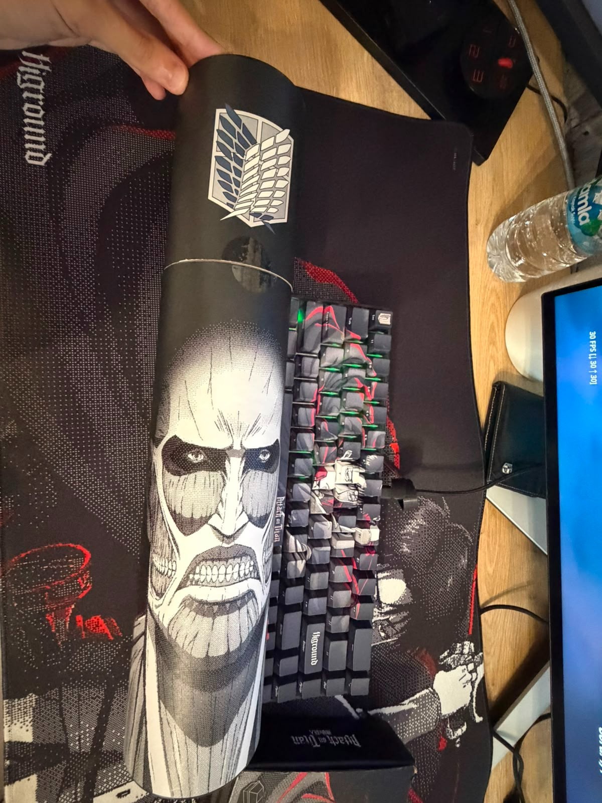 Higround x Attack on Titan Mechanical Gaming Keyboard & XL Mousepad Bundle