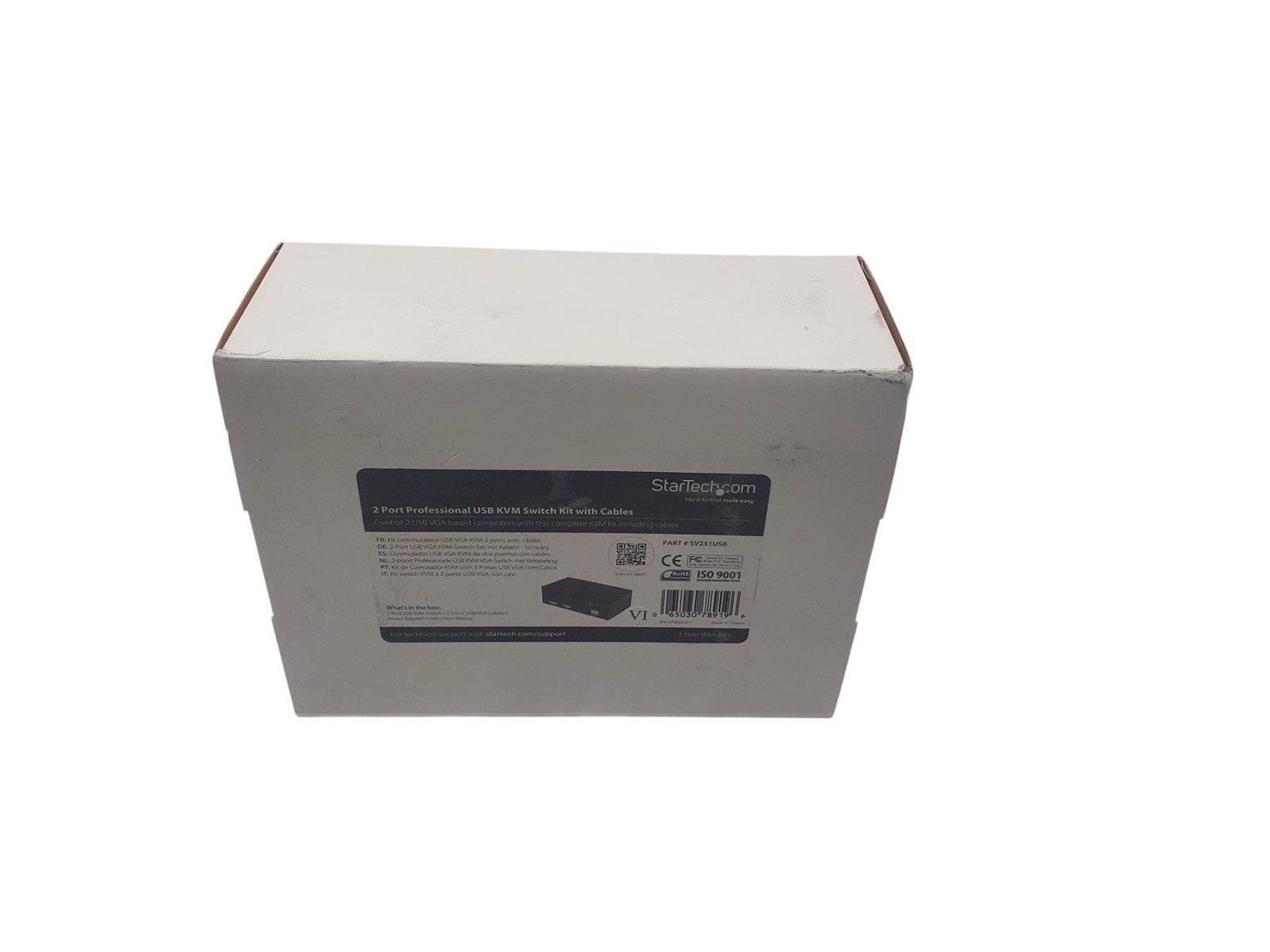 StarTech.com MODEL SV231USB 2-Ports External KVM switch USB NEW